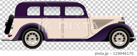 Retro classic car Retro classic car 129046170