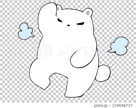 しろくま　怒り 129046737