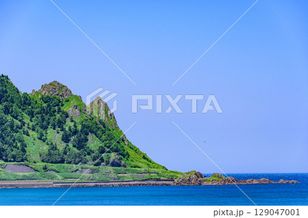 快晴の初夏:北見神威岬 快晴の初夏:北見神威岬 129047001