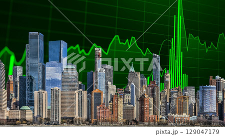 businessman hand writing on paper with graph chart and pen on city background with city buildings, skyscrapers and skyscrapers businessman hand writing on paper with graph chart and pen on city background with city buildings, skyscrapers and skyscrapers 129047179