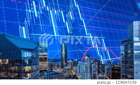 businessman hand writing on paper with graph chart and pen on city background with city buildings, skyscrapers and skyscrapers businessman hand writing on paper with graph chart and pen on city background with city buildings, skyscrapers and skyscrapers 129047230
