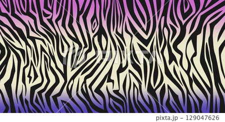 Y2k zebra print pattern with pastel gradient Y2k zebra print pattern with pastel gradient 129047626