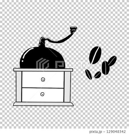 Coffee mill coffee beans Coffee mill coffee beans 129048342