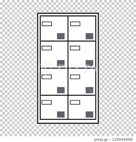 公寓大樓內快遞箱、快遞櫃、快遞箱使用場景示意圖 129049600