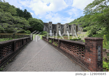 香川県観音寺市大野原町田野々、国重文「豊稔池堰堤」下の豊稔池遊水公園入口 香川県観音寺市大野原町田野々、国重文「豊稔池堰堤」下の豊稔池遊水公園入口 129049845