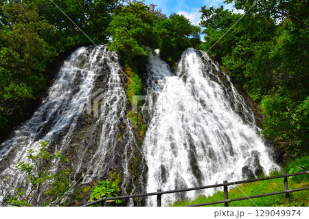 北海道　オシンコシンの滝 129049974