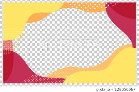 秋のサツマイモイメージ背景フレーム 秋のサツマイモイメージ背景フレーム 129050067