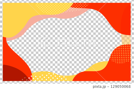 充滿活力的色彩背景框架材料 充滿活力的色彩背景框架材料 129050068