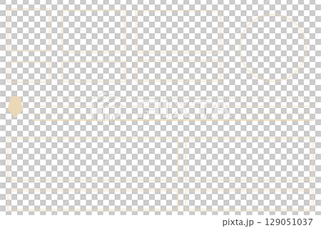 簡單標題框標題集，淺棕米色，方形，水平，線條，透明png，向量 129051037