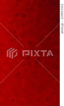 和紙柄風テクスチャー背景　赤色　エンジ色　日本的伝統イメージ 129051422