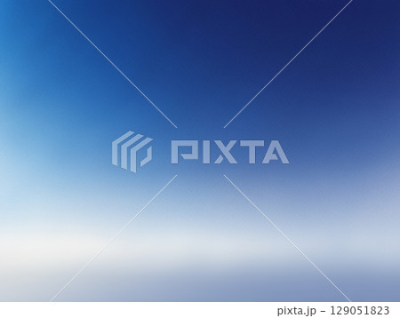 水平線を思わせる青の抽象背景素材 水平線を思わせる青の抽象背景素材 129051823