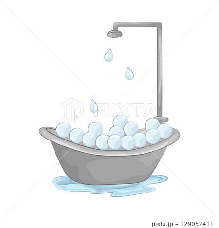 Illustration of Bathtub  129052411