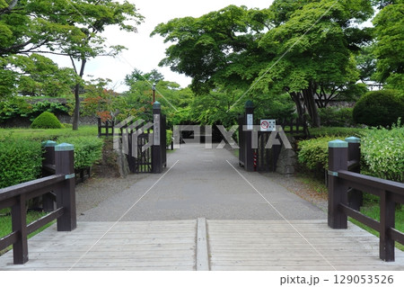 函館市 五稜郭の箱館奉行所入口 函館市 五稜郭の箱館奉行所入口 129053526
