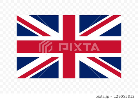 Flag of the United Kingdom vector design 129053812