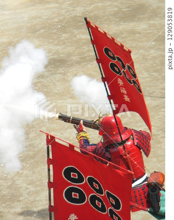 上田真田まつり 真田鉄砲隊演武 大筒 上田真田まつり 真田鉄砲隊演武 大筒 129053819