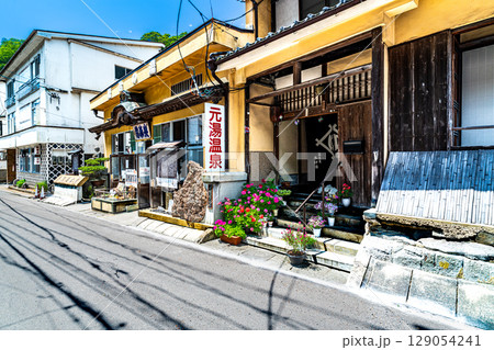 【世界遺産 石見銀山遺跡とその文化的景観】【重伝建】温泉津　元湯温泉と街並み2　島根県大田市 129054241