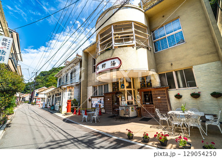 【世界遺産 石見銀山遺跡とその文化的景観】【重伝建】温泉津　薬師湯と街並み4　島根県大田市 129054250