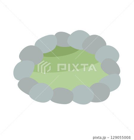 露天風呂 温泉 イラスト 露天風呂 温泉 イラスト 129055008