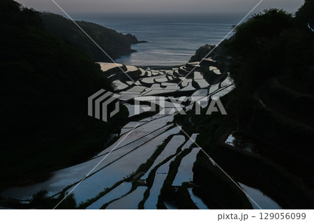 玄海灘の絶景 浜野浦棚田 玄海灘の絶景 浜野浦棚田 129056099