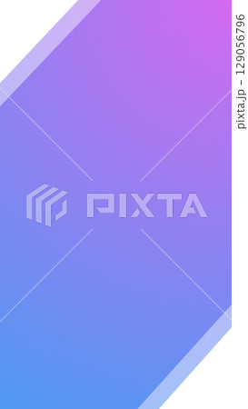 グラデーションのシンプルなコーナーフレーム背景 129056796