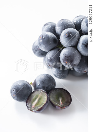 種無しピオーネの断面 129057211