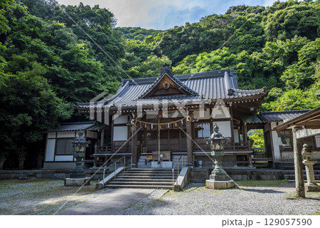 白山比咩神社 拝殿 山口県岩国市 白山比咩神社 拝殿 山口県岩国市 129057590
