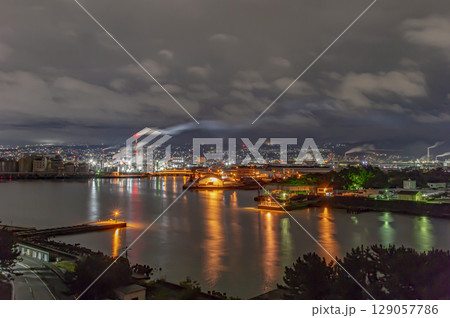 田子の浦港の夜景 田子の浦港の夜景 129057786