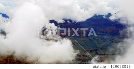 Cloudy Day At The Grand Canyon Arizona Cloudy Day At The Grand Canyon Arizona 129058018