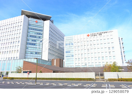 愛知県名古屋市、中村日赤病院の風景 愛知県名古屋市、中村日赤病院の風景 129058079