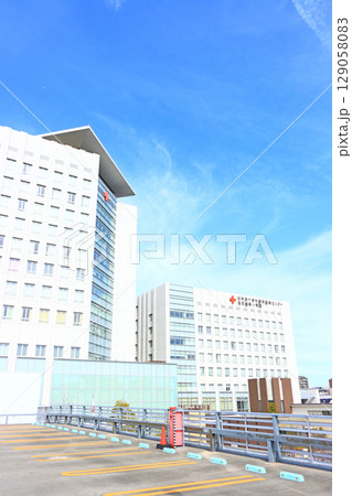 愛知県名古屋市、中村日赤病院の風景 愛知県名古屋市、中村日赤病院の風景 129058083