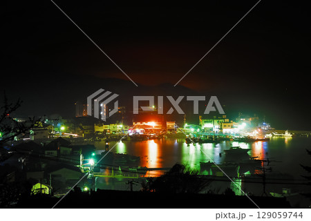 福山市 鞆の浦の夜景(広島) 福山市 鞆の浦の夜景(広島) 129059744