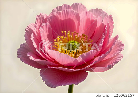 pink peony flower in the garden 129062157