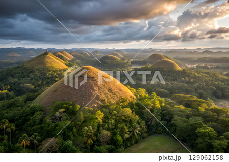 sunrise in the mountains 129062158