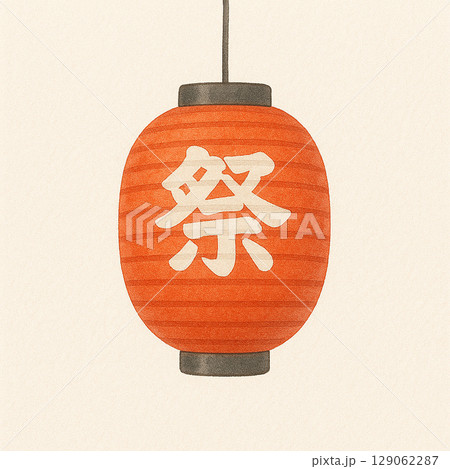 レトロな提灯 レトロな提灯 129062287