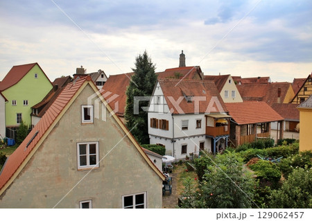 ドイツ ネルトリンゲン旧市街の街並み ドイツ ネルトリンゲン旧市街の街並み 129062457