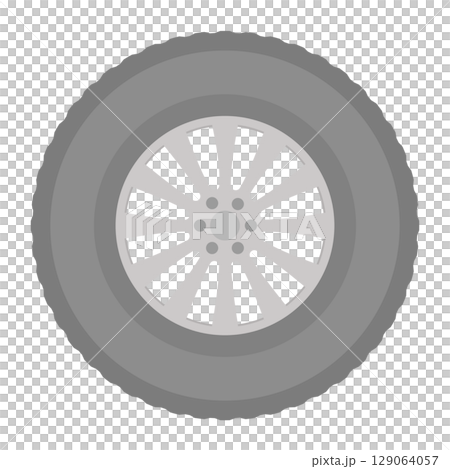 Car tire illustration 129064057