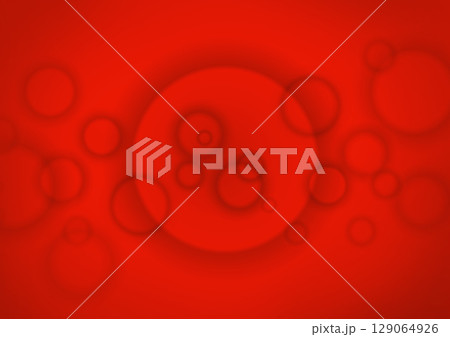 医療科学バイオ研究の顕微鏡の中の細胞の世界_赤 129064926