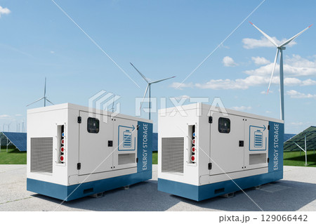 Renewable energy power station with energy storage 129066442