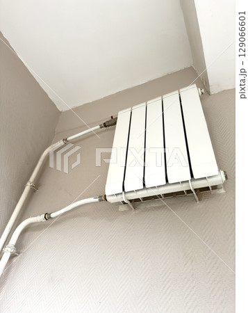 Modern radiator for heating in the room 129066601