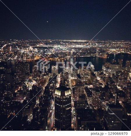 ニューヨークの夜景 129066970