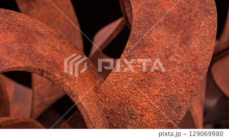 The Rusty Abstract Background for texture concept 3d rendering. The Rusty Abstract Background for texture concept 3d rendering. 129069980