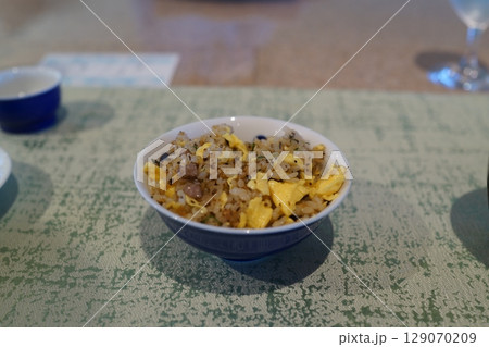 鉄板焼きコース料理 ガーリックライス チャーハン 素材 背景 鉄板焼きコース料理 ガーリックライス チャーハン 素材 背景 129070209