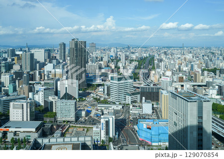 名古屋市街地（名古屋プリンスホテルスカイタワーから2025年7月撮影） 129070854