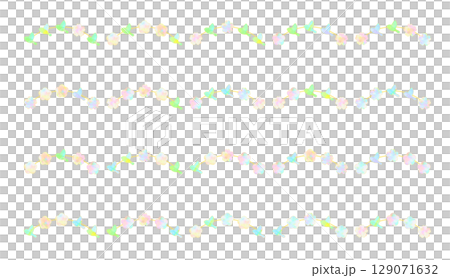 Bird and flower decorative border 129071632