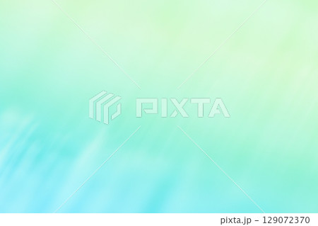 青、緑色系パステルカラー　流れるようなライン背景 129072370