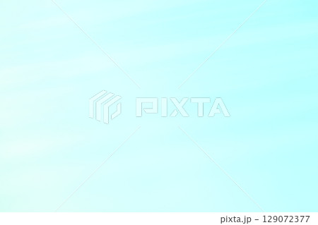 青緑色系パステルカラー　流れるようなライン背景 129072377