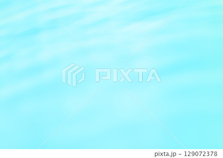 青緑色系パステルカラー　流れるようなライン背景 129072378