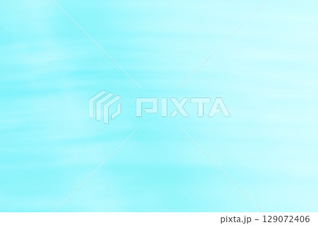 青緑色系パステルカラー　流れるようなライン背景 129072406
