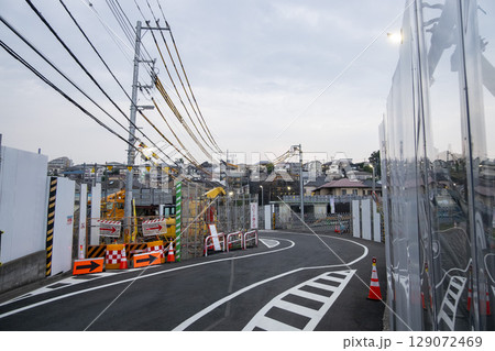 東京外かく環状道路(外環道)陥没事故後(2025年7月 調布市東つつじヶ丘) 東京外かく環状道路(外環道)陥没事故後(2025年7月 調布市東つつじヶ丘) 129072469