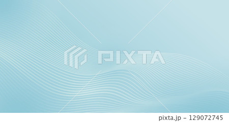 abstract blue wave background with wavy lines for your text or abstract background with copy space for banner, poster, flyer, presentation slides, business cards, landing pages, header website designs 129072745